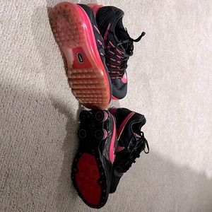 Two pair of Nike shoes size 8 and 5.5. These have been rarely worn!